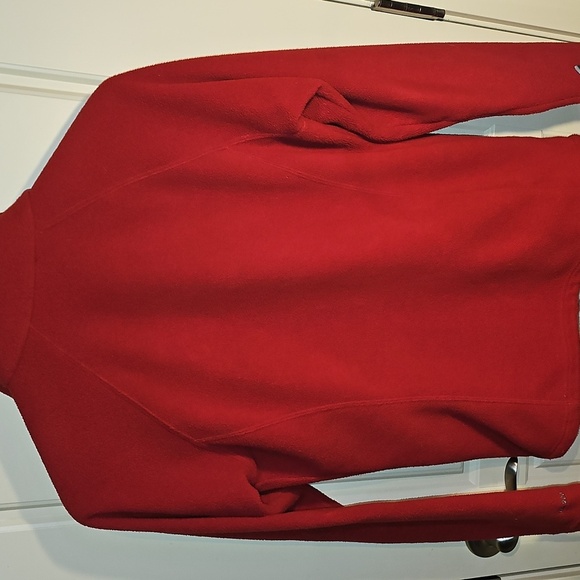 The North Face Women's Red Fleece Jacket Size M - Picture 5 of 6